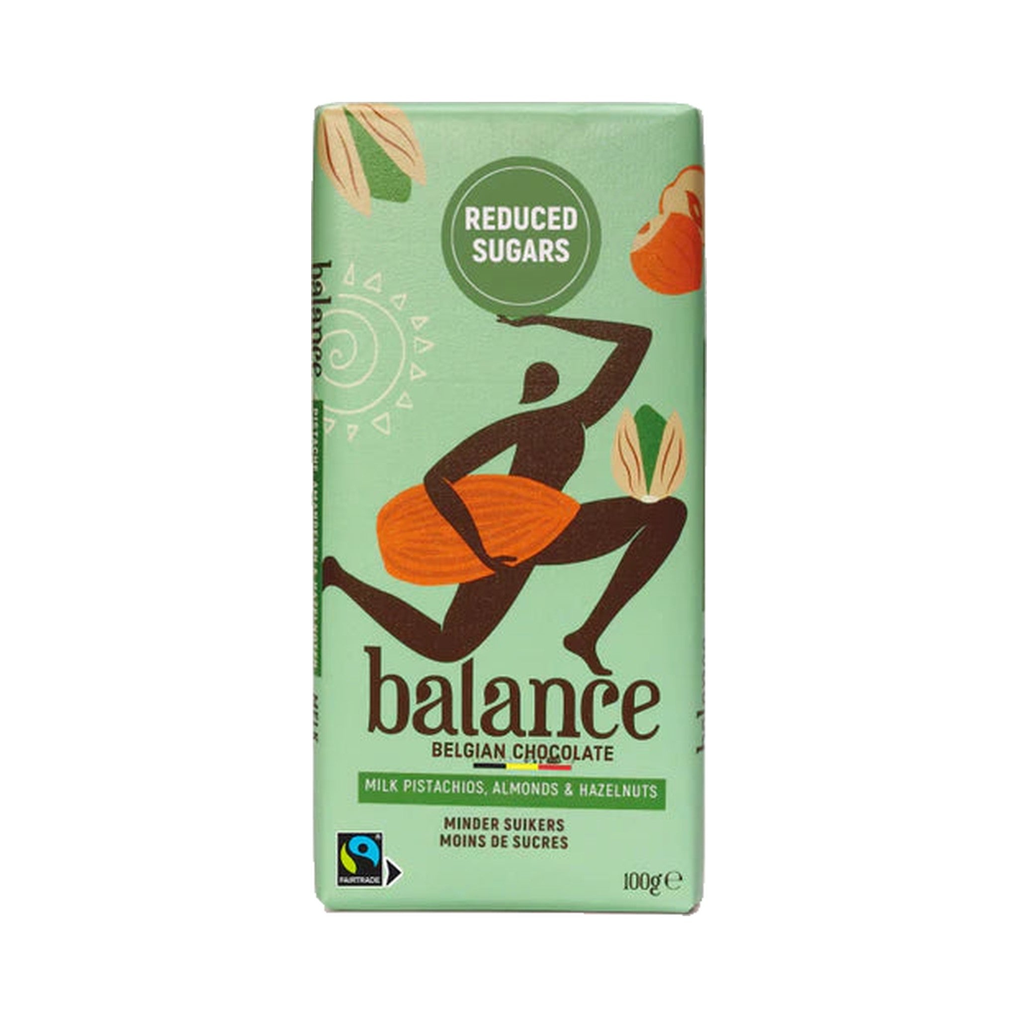 Chocoladereep Pistache Hazelnoot (gratis cadeau)